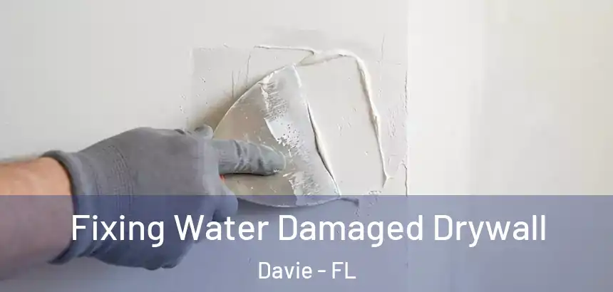  Fixing Water Damaged Drywall Davie - FL
